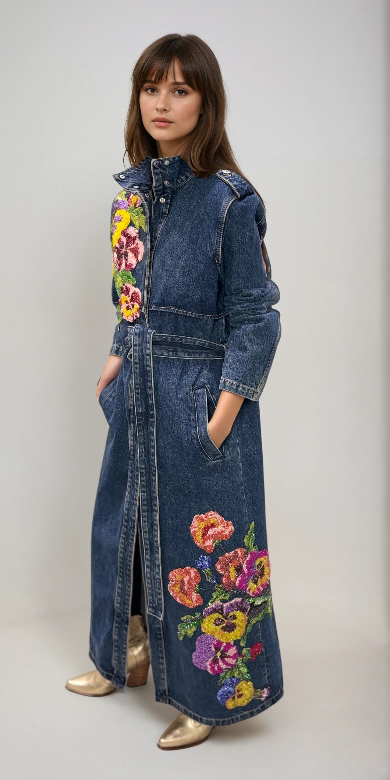 Gabán Denim Pensamientos