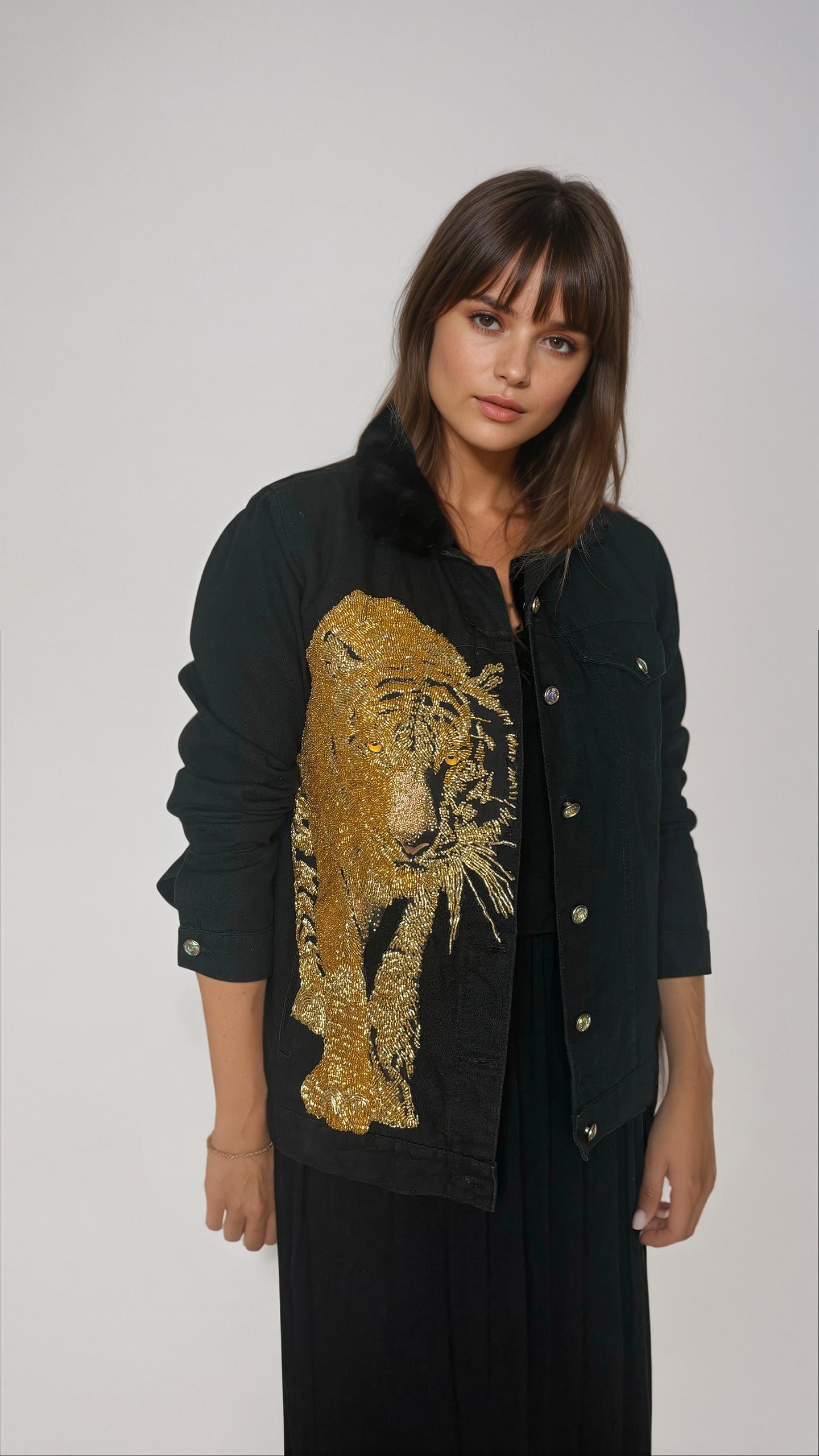 Golden tiger jacket