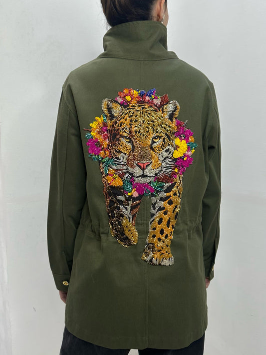 Green Cargo Jaguar Jacket